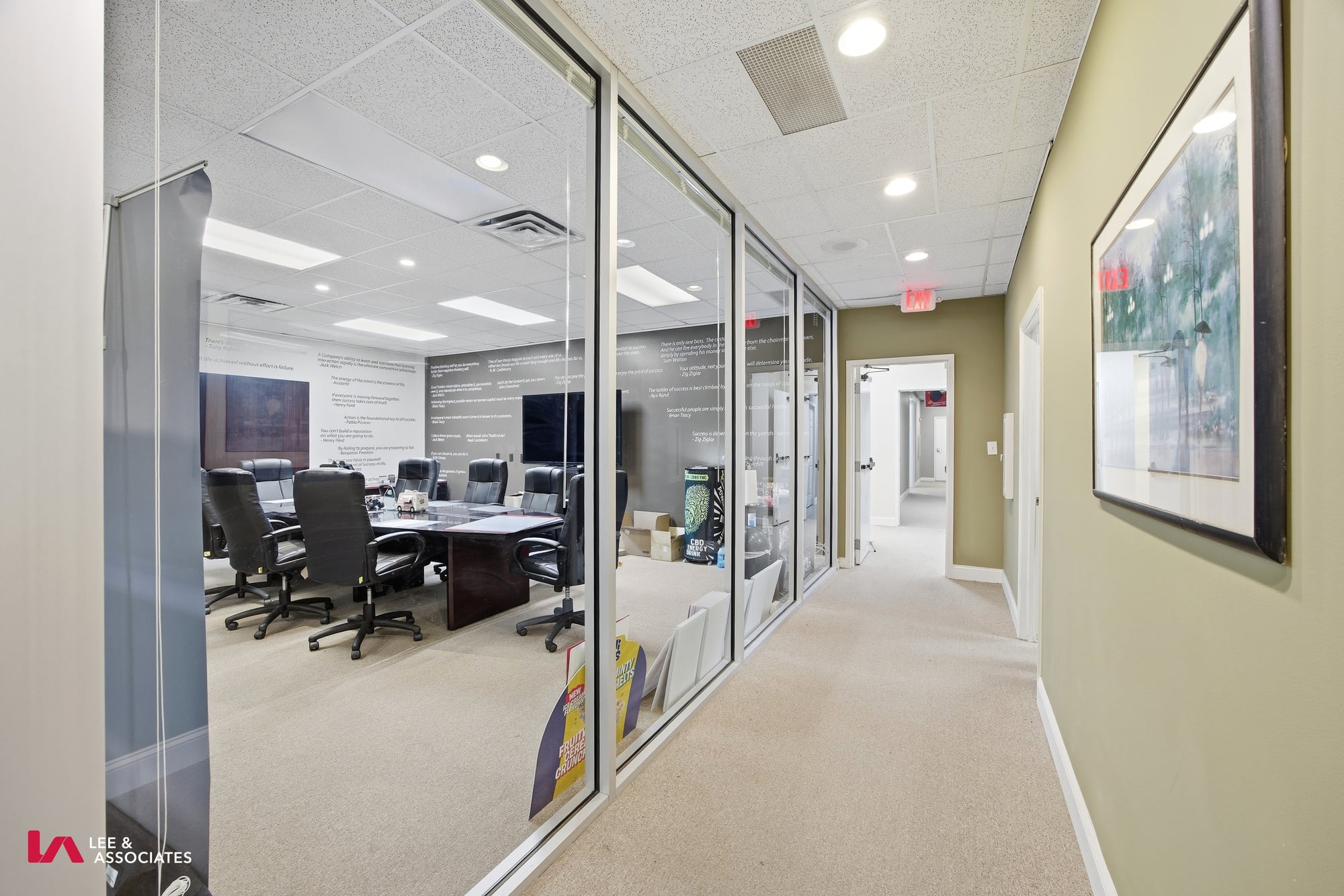 Glass-front office area at 5333 Bells Ferry Road
