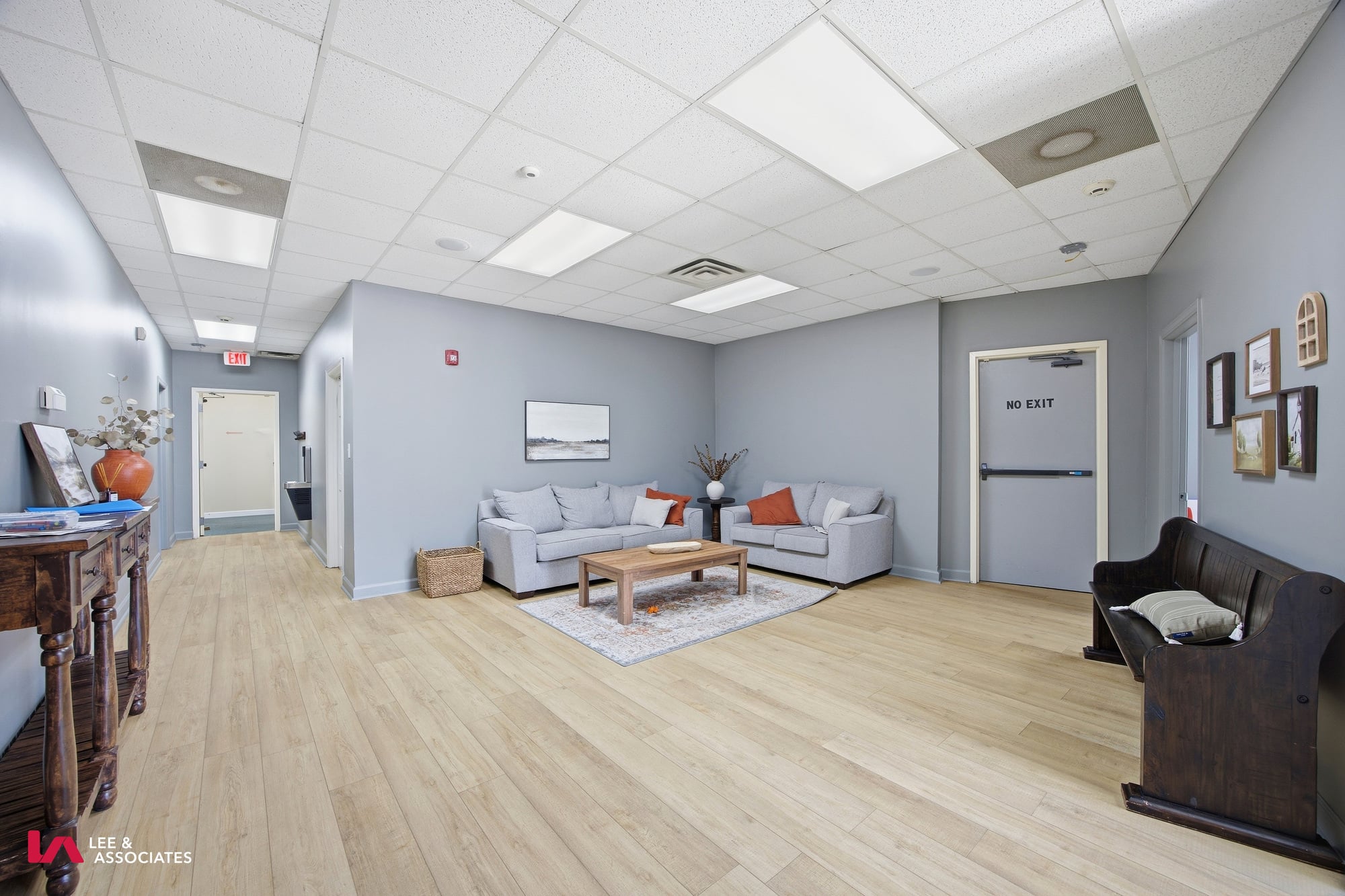Church lobby and lounge area